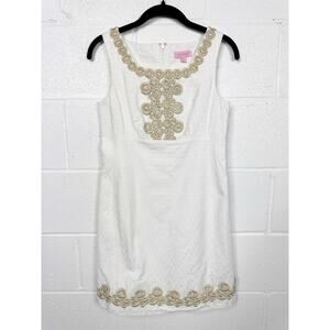 Lilly Pulitzer Adelson Jacquard Shift Dress‎ White
